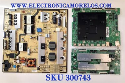 KIT DE TARJETAS PARA TV SAMSUNG NUM DE PARTE QN75Q70RAF / MAIN BN94-14259L / BN41-02695A / FUENTE BN44-0098C3 / L75S7NARDY / LED DIVER BN4400991L / L75S7NC_RDY / PANEL CY-TR075FLLV3H / DISPLAY BN96-48172A / MODELOS QN75Q70RAFXZA FA01 / QN75Q7DRAFXZA